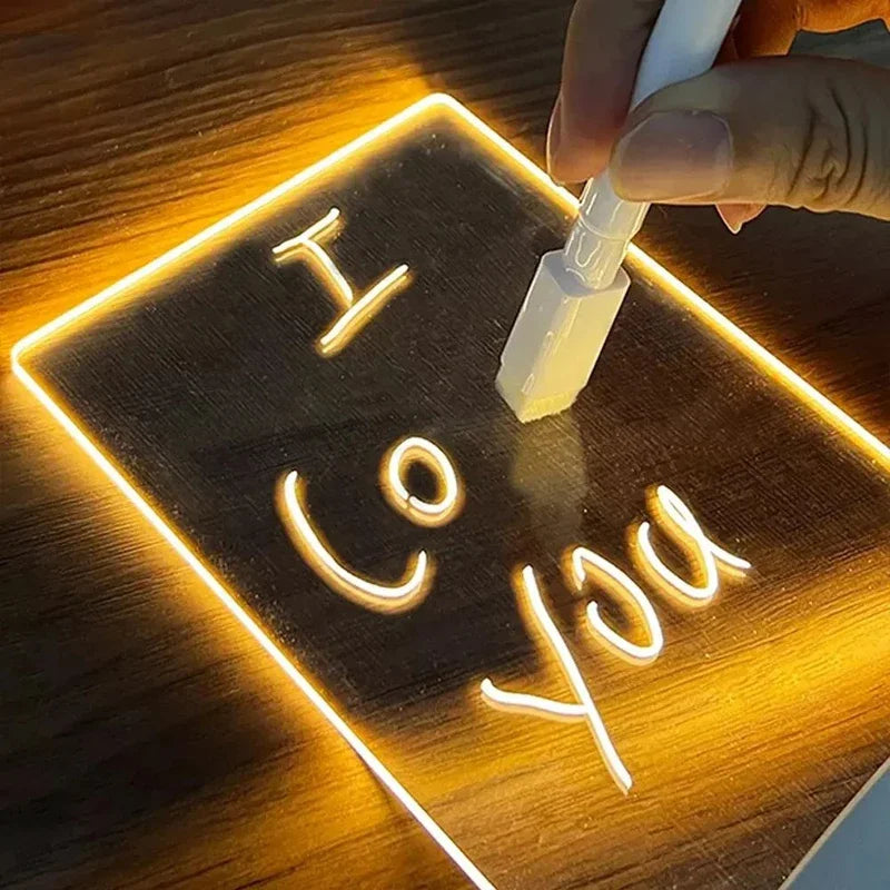 Rewritable Glow Board