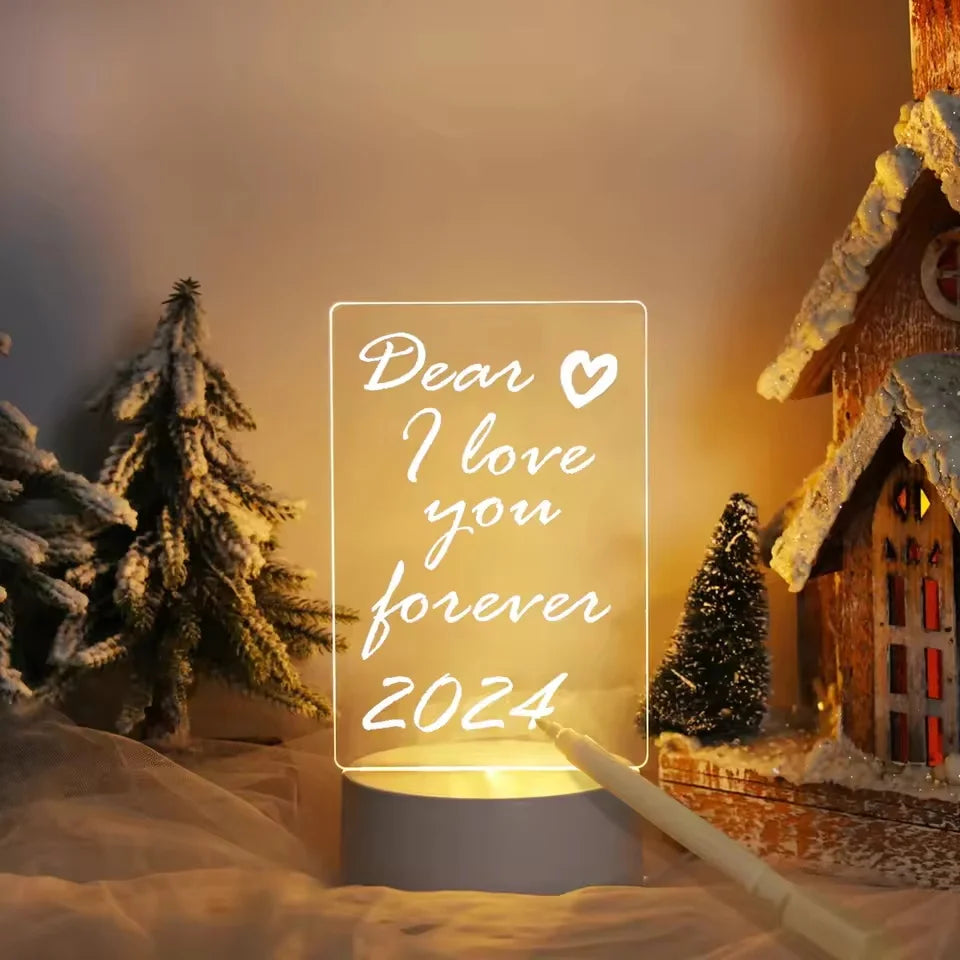 Rewritable Glow Board