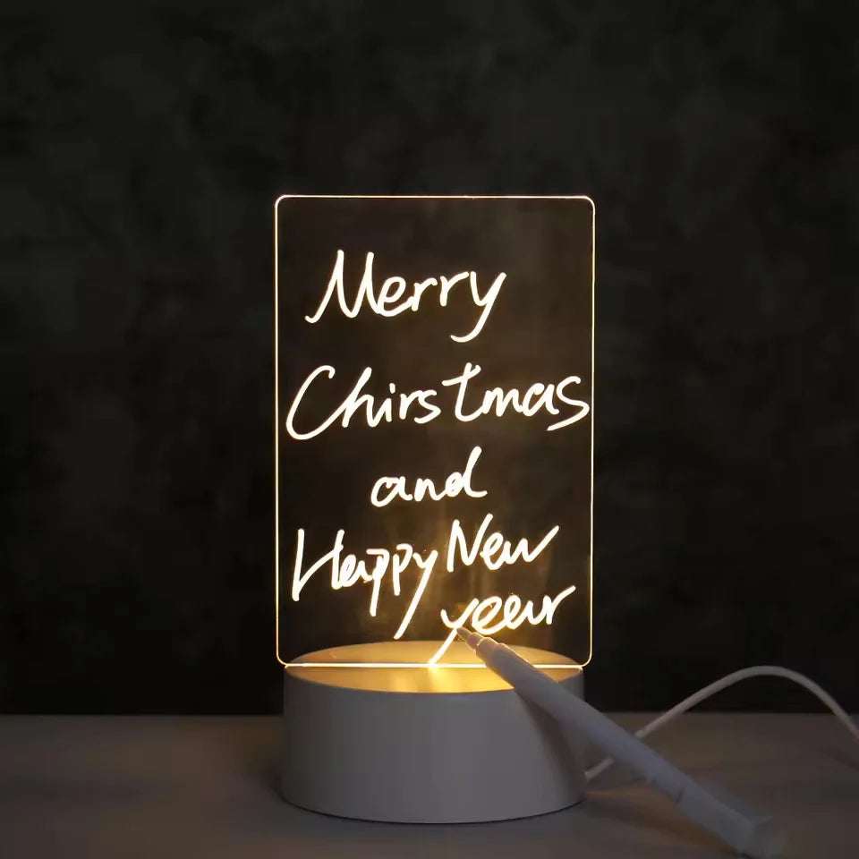 Rewritable Glow Board